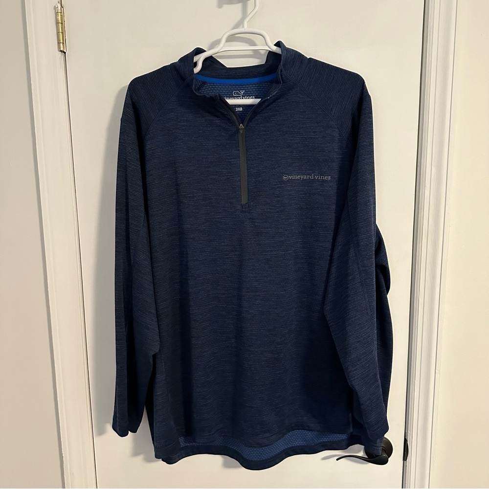 Vineyard Vines Performance 1/4 Zip pullover - Navy 3XB